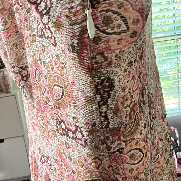 Yves Cossette Depeche Mode floral vintage dress Sz 16 - Picture 9 of 14